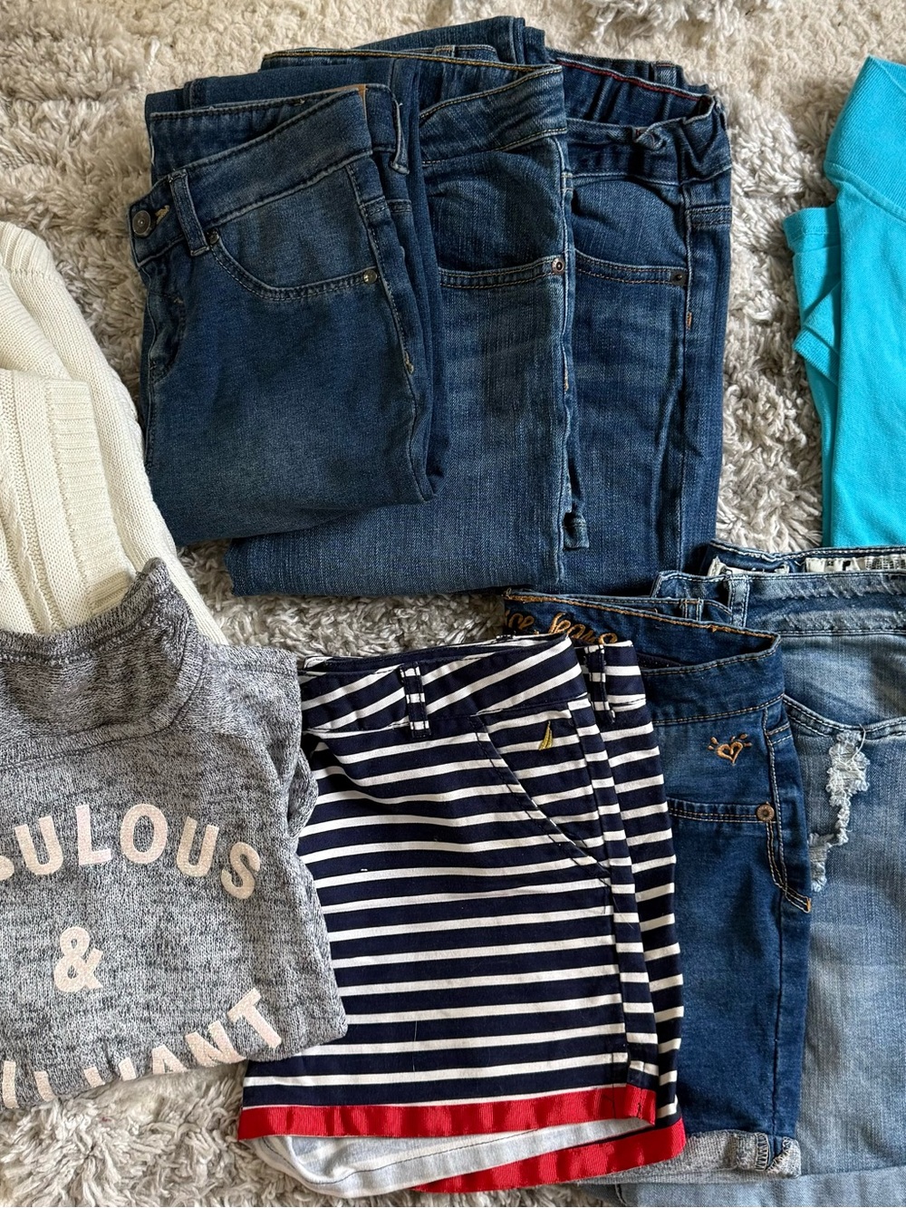 DKNY, Nautica, Levi’s, Polo, LLBean, JCrew and more girls lot